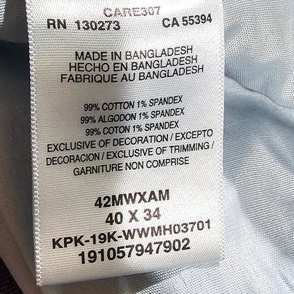 Wrangler 20X Relaxed Straight Jeans – Men's 42x33, Dark Wash, Classic Denim - Picture 5 of 8